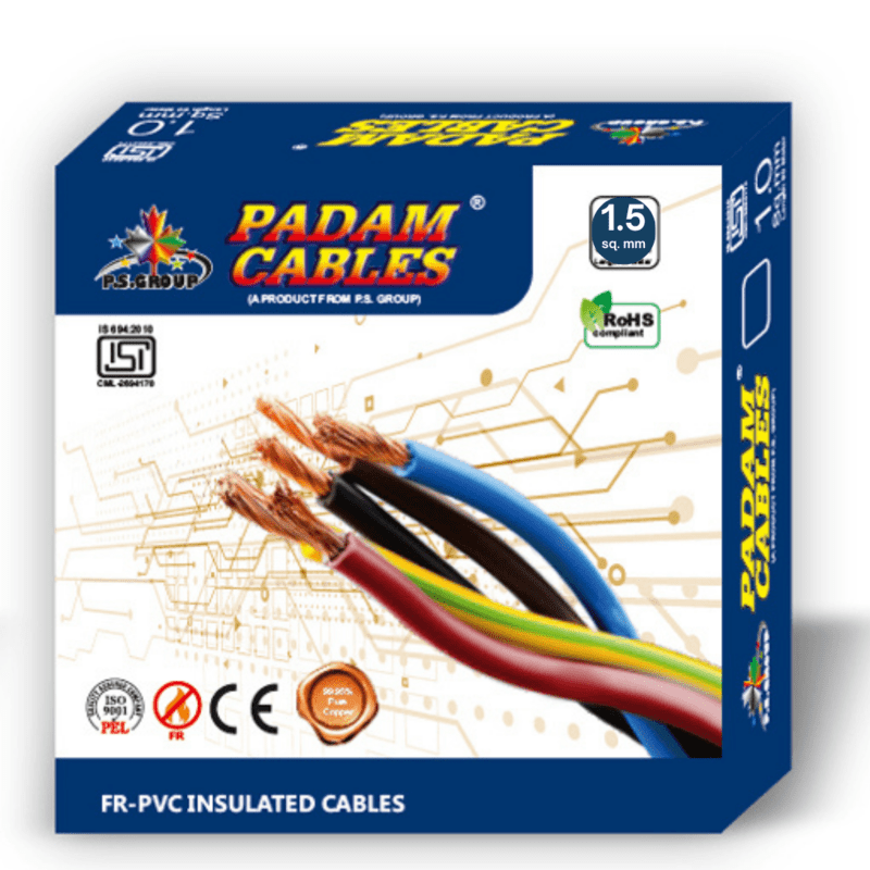 Padam 25.0 sq mm FR PVC insulated Multistrand flexible Copper Wire Padam 25.0 sq mm FR PVC insulated Multistrand flexible Copper Wire