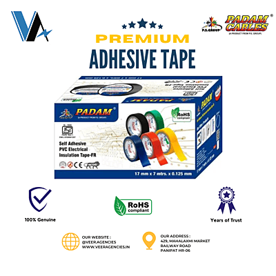Padam PVC Self Adhesive Electrical Tape