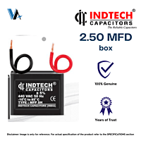 Indtech 2.50 MFD 440V Capacitor for fan motors Indtech 2.50 MFD 440V Capacitor for fan motors