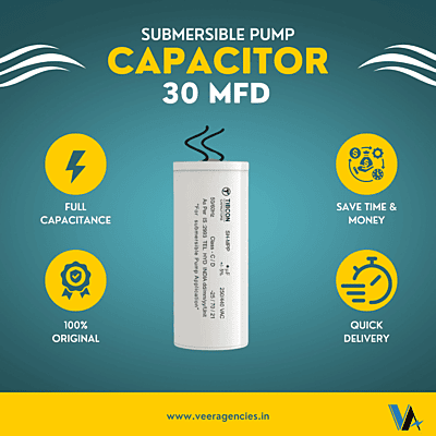 Tibcon 30 MFD 440 V Capacitor for Submersible Pump