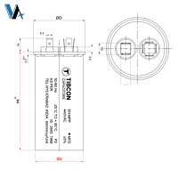 Tibcon 50 MFD Capacitor for Air Conditioner (PIN Type) Tibcon 50 MFD Capacitor for Air Conditioner (PIN Type)