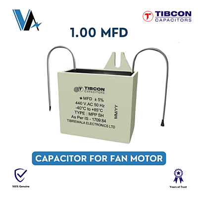 Tibcon 1 MFD box type capacitor for Fan