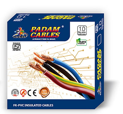 Padam 1.00 sq mm PVC insulated Multistrand flexible Copper Wire
