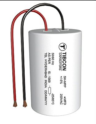 Tibcon 250V AC Lighting Capacitor (Wire Type)