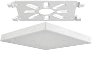Compact LED Backlit Downlight Surface Panel Square - UNO