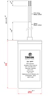 Tibcon 60-80 MFD 275 V Motor Starting Capacitor Tibcon 60-80 MFD 275 V Motor Starting Capacitor